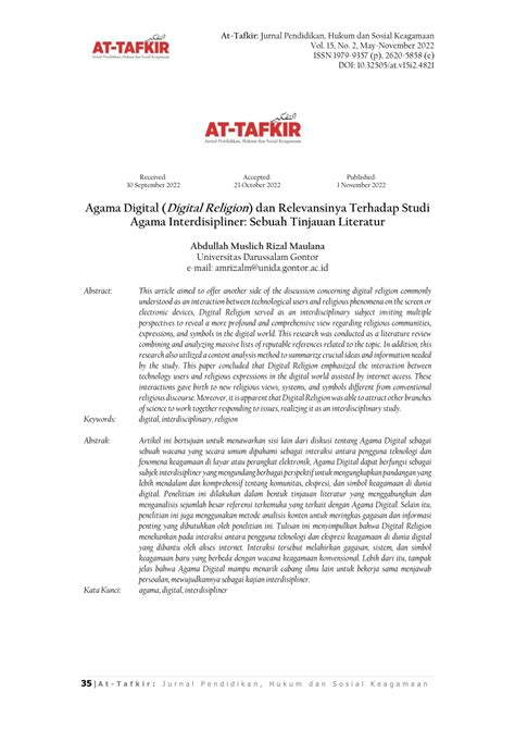Agama Digital (Digital Religion) dan Relevansinya Terhadap .